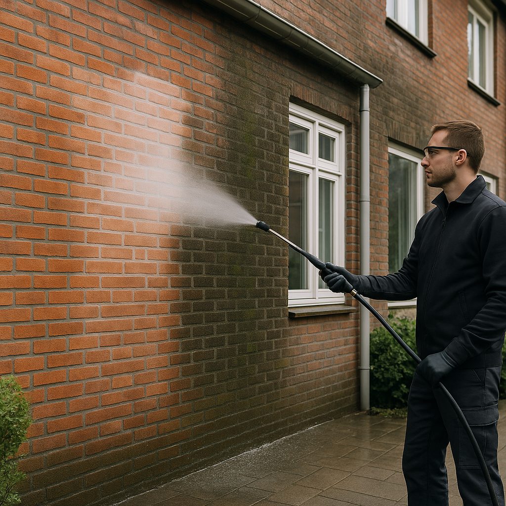 Gevel van huis schoonmaken: veilig en duurzaam resultaat