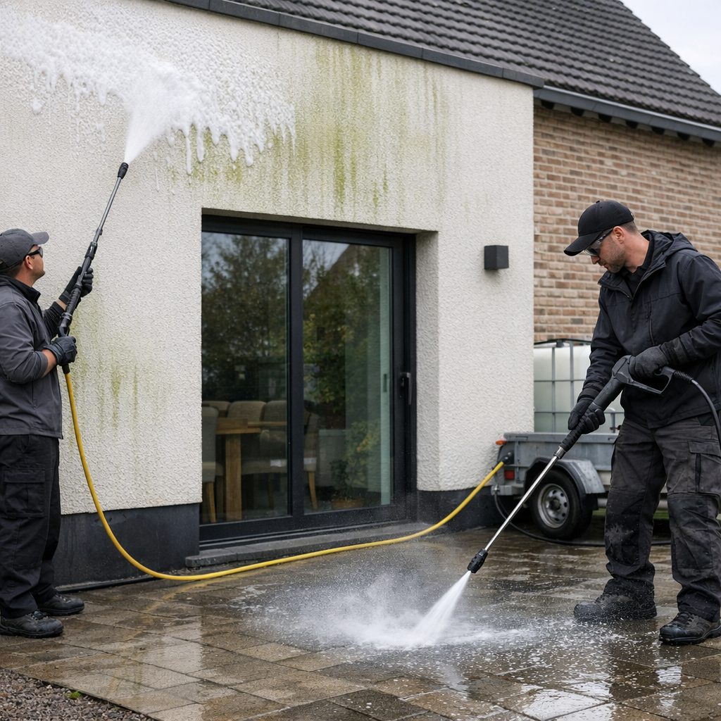 Softwash vs hogedrukreinigen: wat is het echte verschil?