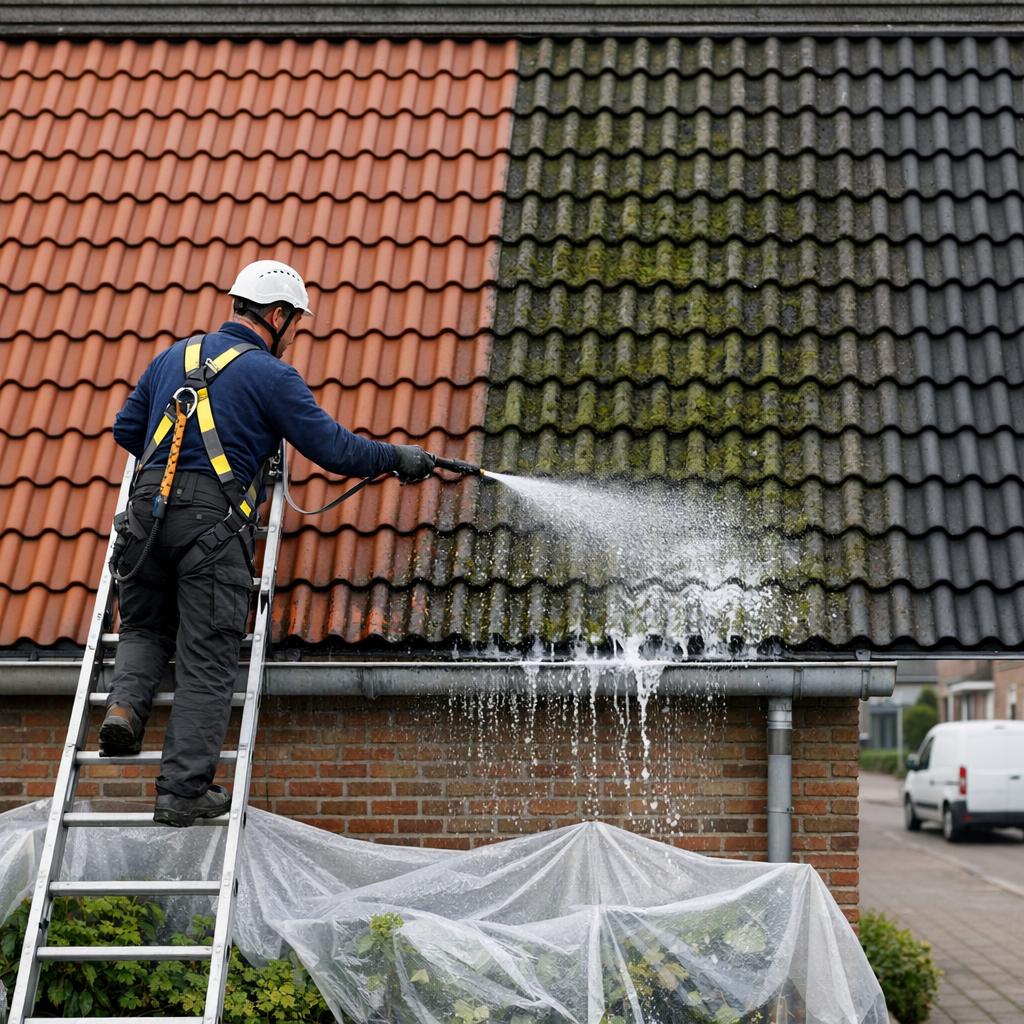 Is dakpannen schoonmaken zinvol?