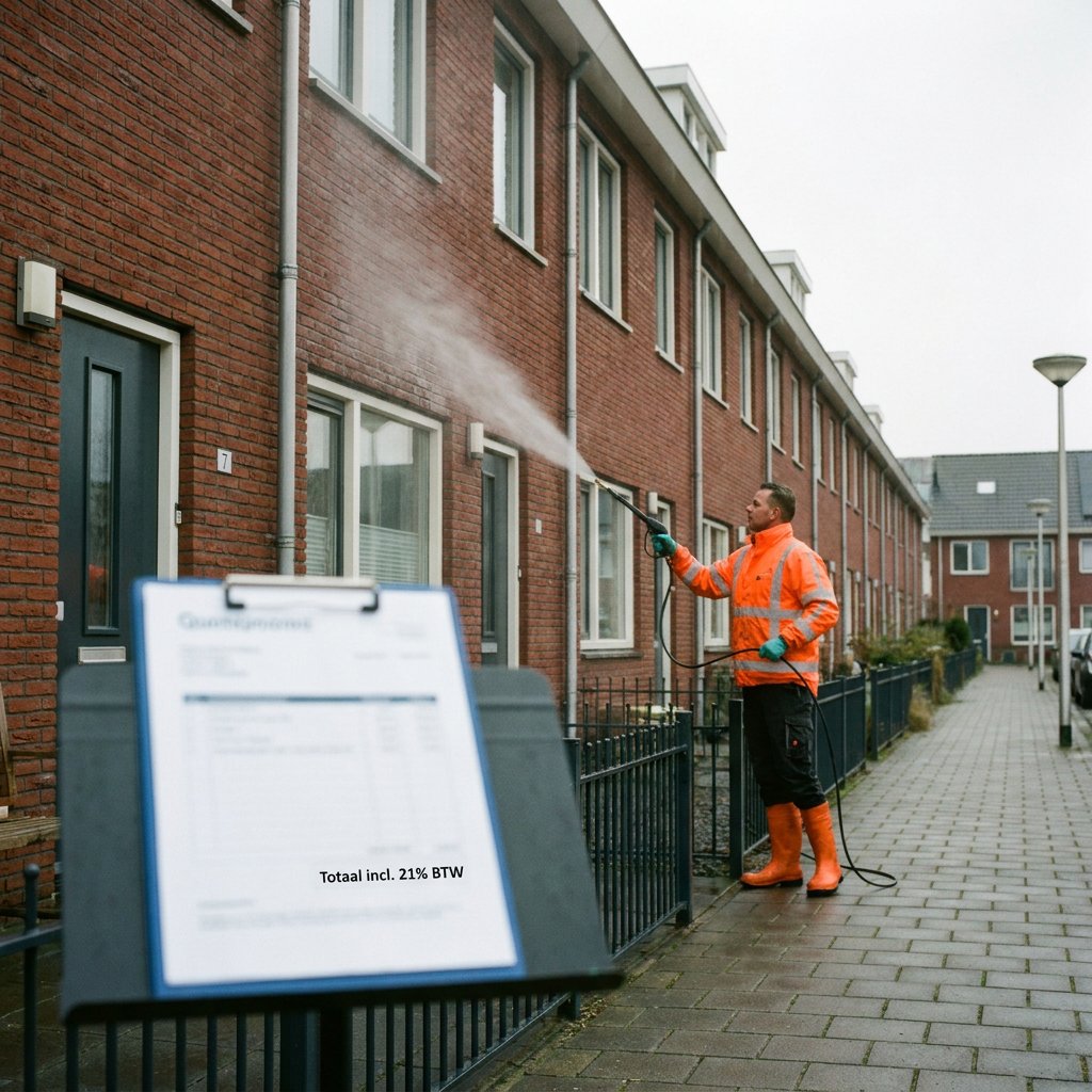 Btw op gevelreiniging
