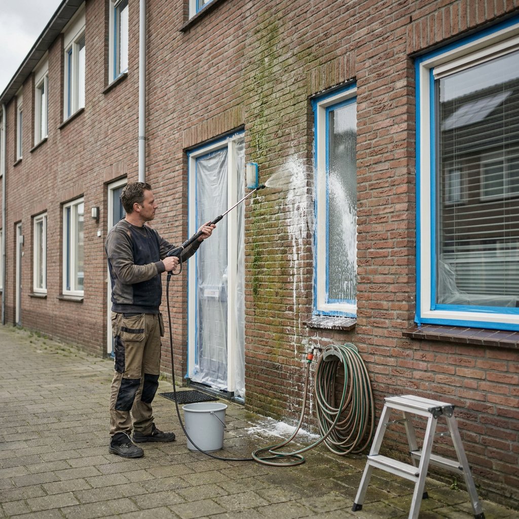 Gevel zelf reinigen