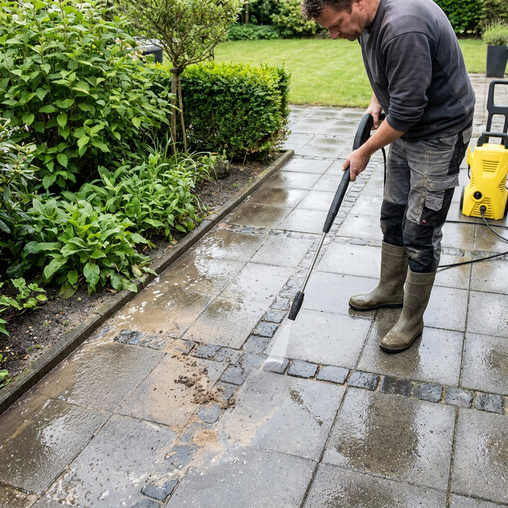 Fouten bij bestrating schoonmaken