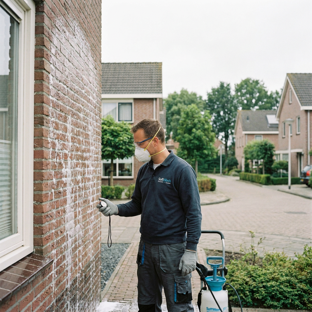Inwerktijd bij SoftWash