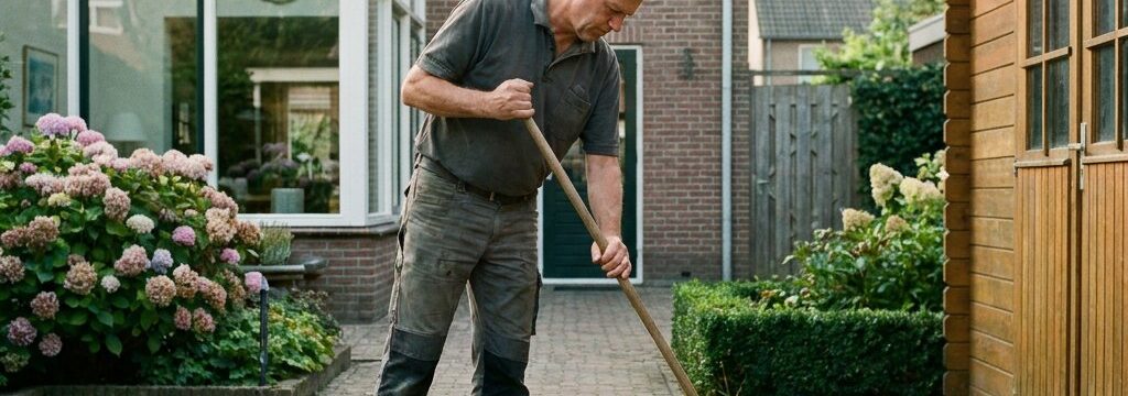 Gebakken klinkers schoonmaken